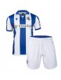 Real Sociedad Replika Hemmakläder Barn 2024-25 Kortärmad (+ byxor)